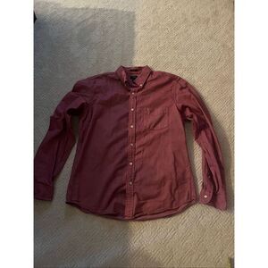 J Crew Men’s Long Sleeved Slim Fit Oxford Shirt